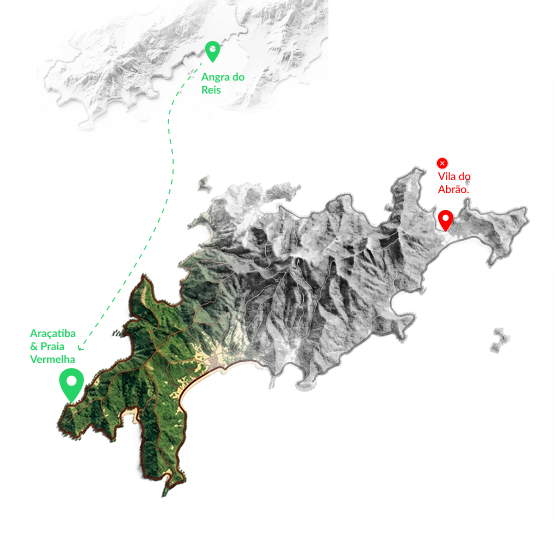 Mapa de Ilha Grande